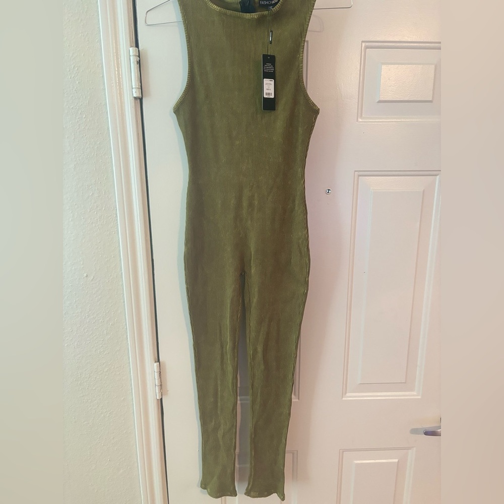 NWT Olive Fashion Nova Jumpsuit  XL